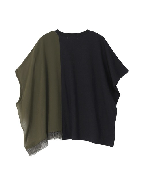 ZUCCa(ズッカ)の「メッシュドッキングジャージィー(Tシャツ/カットソー・レディース・ネイビー/ライトグレー/ホワイト/ブラック・M size)」の5枚目の写真