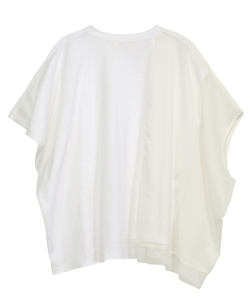 ZUCCa(ズッカ)の「メッシュドッキングジャージィー(Tシャツ/カットソー・レディース・ネイビー/ライトグレー/ホワイト/ブラック・M size)」の6枚目の写真