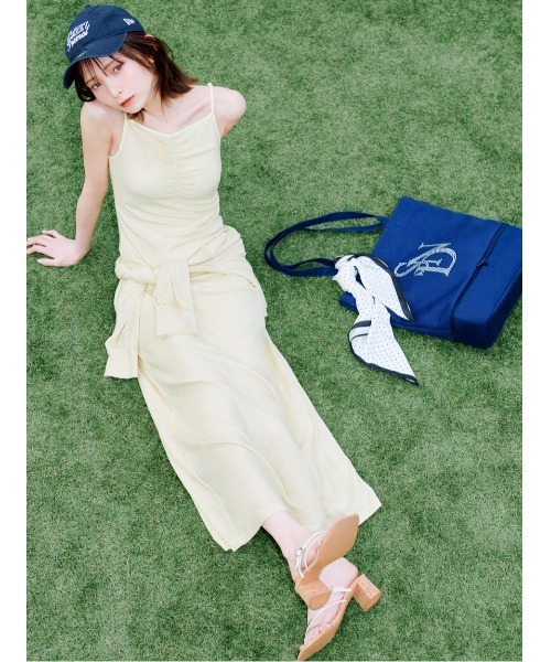セール】【WEB限定】パイルパーカーセットキャミワンピース