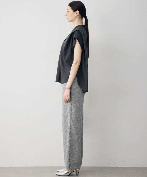 ICB（アイシービー）の「シルフィーローン スキッパータックデザインブラウス（シャツ/ブラウス・レディース・サックスブルー系1/ダルブルー系1/グレー系・0/2/4/6）」の14枚目の写真