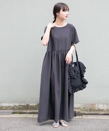 ITEMS URBANRESEARCH（アイテムズ アーバンリサーチ）の「『イージーケア/接触冷感/UVカット』SMOOTH LINEN TOUCH ワンピース（ワンピース）」