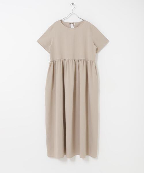 ITEMS URBANRESEARCH(アイテムズ アーバンリサーチ)の「『イージーケア/接触冷感/UVカット』SMOOTH LINEN TOUCH ワンピース(ワンピース・レディース・オレンジ/チャコールグレー/ベージュ・FREE)」の14枚目の写真