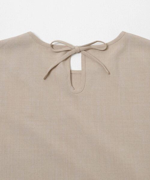 ITEMS URBANRESEARCH(アイテムズ アーバンリサーチ)の「『イージーケア/接触冷感/UVカット』SMOOTH LINEN TOUCH ワンピース(ワンピース・レディース・オレンジ/チャコールグレー/ベージュ・FREE)」の15枚目の写真