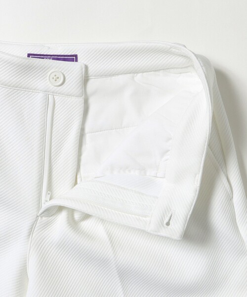 BEAMS GOLF(ビームスゴルフ)の「PURPLE LABEL / バイヤス柄織り 裾ダブル ショートパンツ(その他パンツ・レディース・ホワイト/ネイビー・MEDIUM/SMALL/LARGE)」の19枚目の写真