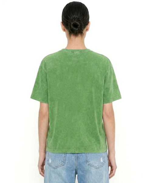 REBRENNER(リブレンナー)の「DTF シンプリー ピグメント 半袖Tシャツ グリーン(Tシャツ/カットソー・レディース・その他・X-LARGE/2XL/MEDIUM/LARGE)」の6枚目の写真