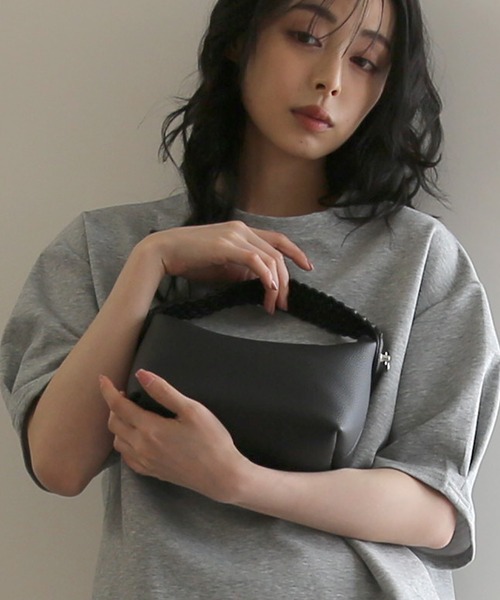 セール】ZOZO限定 編み込みハンドルバッグ（ハンドバッグ）｜No one