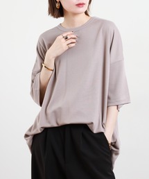 TRポンチビックシルエットTee 半端袖