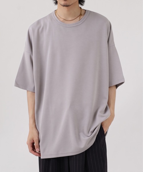 FUNALIVE(ファンアライブ)の「TRポンチビックシルエットTee 半端袖(Tシャツ/カットソー・メンズ・ダークグリーン/グレー/ベージュ/ブラウン系その他/ブルーグレー/ホワイト/ブラウン/ブラック/ホワイト系その他/チャコール・L/XL/M)」の17枚目の写真
