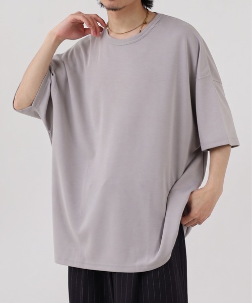 FUNALIVE(ファンアライブ)の「TRポンチビックシルエットTee 半端袖(Tシャツ/カットソー・メンズ・ダークグリーン/グレー/ベージュ/ブラウン系その他/ブルーグレー/ホワイト/ブラウン/ブラック/ホワイト系その他/チャコール・L/XL/M)」の16枚目の写真