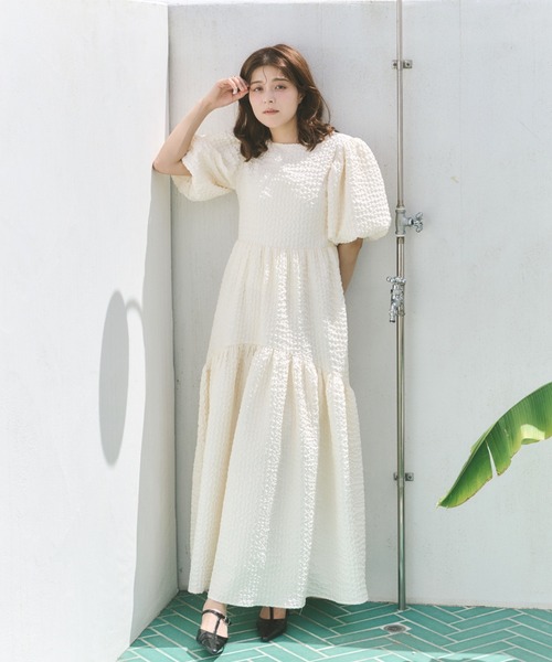 Olu.（オルドット）の「ビッグリボンフレアワンピース（ワンピース