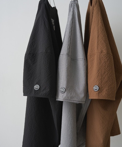 PUAL CE CIN(ピュアルセシン)の「【WEB限定/セットアップ対応】UVカット・撥水加工水陸両用チュニックラッシュガード(ラッシュガード・レディース・チェック/ブラック/キャメル・FREE)」の4枚目の写真