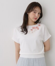Sunauna（スーナウーナ）の「【SS～Lサイズ展開／スパンコール・ビジュー・刺繍】クラフトニット（ニット/セーター）」