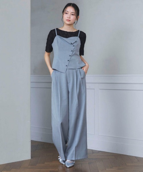 archives(アルシーヴ)の「【1枚でも重ねても可愛い】ドットアソートレースTOPS(Tシャツ/カットソー・レディース・アイボリー/オフホワイト/ブラック・MEDIUM)」の22枚目の写真