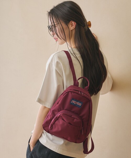 JANSPORT（ジャンスポーツ）の「【別注】＜JANSPORT＞HALF PINT ワインレッド ミニリュック（バックパック/リュック・レディース・ワインレッド・FREE）」の2枚目の写真