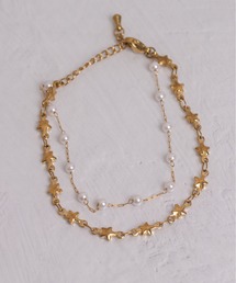 Bijou de M/ビジュードエム】Dot Pearl Bangle/ドットパールバングル