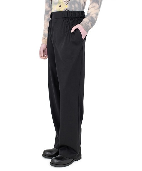 KIKO KOSTADINOV(キコ コスタディノフ)の「KIKO KOSTADINOV/キココスタディノフMINNA GATHERED TROUSER(その他パンツ・メンズ・ブラック・44)」の7枚目の写真