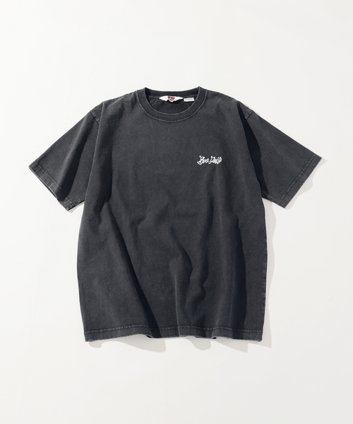 BEN DAVIS（ベンデイビス）の「Ben Davis 別注 グラフィックカコウTシャツ（Tシャツ/カットソー・メンズ・ブラック/チャコールグレー・MEDIUM/LARGE）」の2枚目の写真