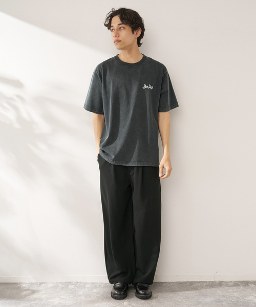 BEN DAVIS（ベンデイビス）の「Ben Davis 別注 グラフィックカコウTシャツ（Tシャツ/カットソー・メンズ・ブラック/チャコールグレー・MEDIUM/LARGE）」の9枚目の写真