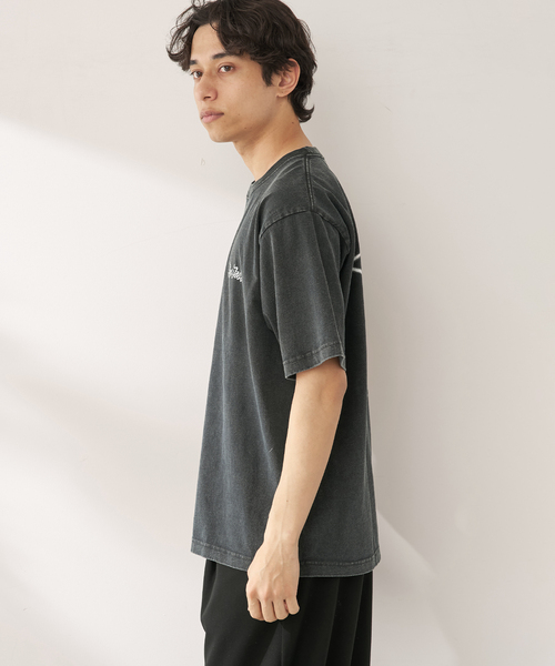 BEN DAVIS（ベンデイビス）の「Ben Davis 別注 グラフィックカコウTシャツ（Tシャツ/カットソー・メンズ・ブラック/チャコールグレー・MEDIUM/LARGE）」の12枚目の写真