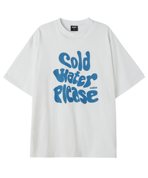 Cold Water Plz オーバー半袖_ホワイト