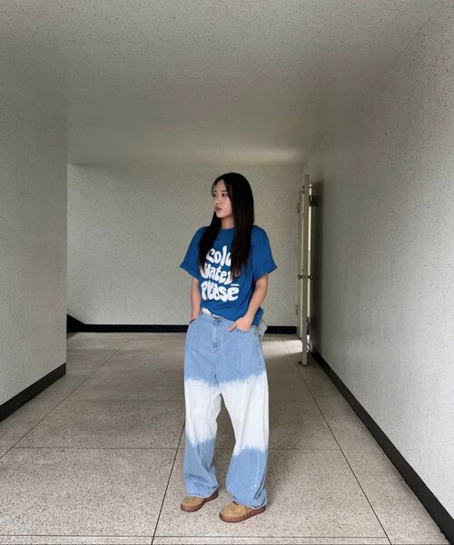 URBANAGE(アーバンエイジ)の「Cold Water Plz オーバー半袖_ホワイト(Tシャツ/カットソー・レディース・その他・MEDIUM/LARGE)」の15枚目の写真