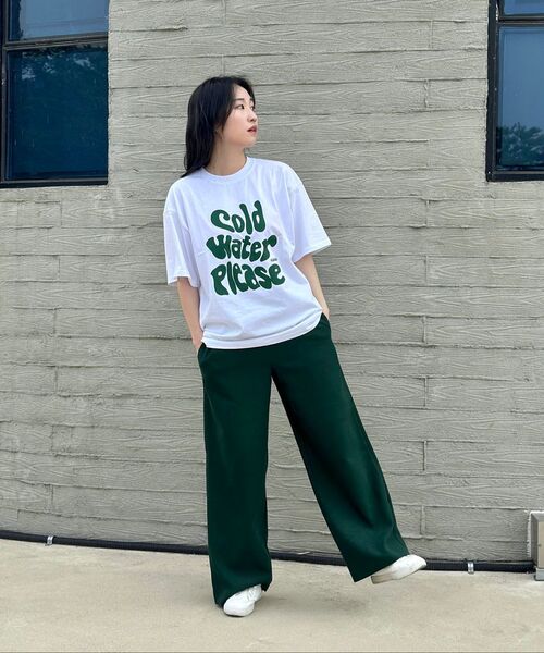 URBANAGE(アーバンエイジ)の「Cold Water Plz オーバー半袖_ホワイト(Tシャツ/カットソー・レディース・その他・MEDIUM/LARGE)」の16枚目の写真