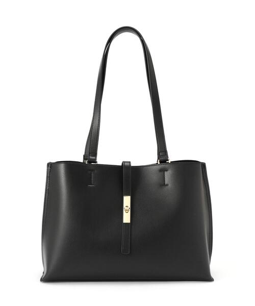 NATURAL BEAUTY BASIC(ナチュラルビューティーベーシック)の「エブリデイラージトートバッグ(トートバッグ・レディース・グレー/ダークブラウン/ブラック・-)」の4枚目の写真