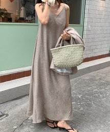 キャミロングワンピース