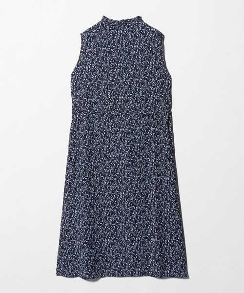 A DAY IN THE LIFE UNITED ARROWS（アデイインザライフユナイテッドアローズ）の「リップル フリルネック シャツワンピース＜A DAY IN THE LIFE＞（ワンピース・レディース・ダークブラウン/オフホワイト/ネイビー・FREE）」の14枚目の写真