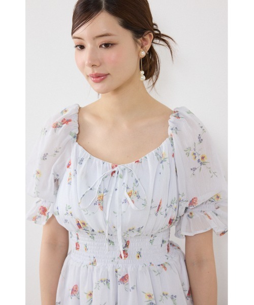 rienda(リエンダ)の「ハーフスリーブボリュームペプラムブラウス 夏服(シャツ/ブラウス・レディース・パープル/ブラック/ライトイエロー・FREE)」の18枚目の写真