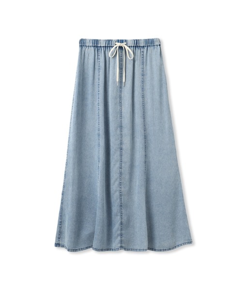 Droite lautreamont（ドロワットロートレアモン）の「Air DENIM マーメイドスカート（デニムスカート・レディース・ブルー/ライトグレー・S/M）」の4枚目の写真