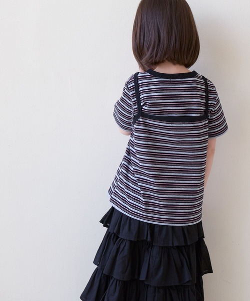 LOWRYS FARM(ローリーズファーム)の「2PカットプルオーバーSS 1000273(Tシャツ/カットソー・キッズ・グレー/ブルー/アイボリー・110cm/120cm/130cm/140cm/150cm)」の9枚目の写真