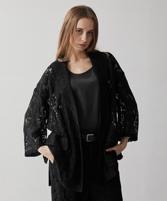 CLEL】Foil Print Trucker Design Denim Shirt / 箔プリント
