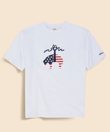 【アメリカ建国250th記念】 USAコットンジャージー　ヘビーウェイト　星条旗GFプリント　Tシャツ