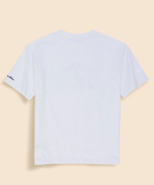 BROOKS BROTHERS（ブルックスブラザーズ）の「【アメリカ建国250th記念】 USAコットンジャージー　ヘビーウェイト　星条旗GFプリント　Tシャツ（Tシャツ/カットソー・メンズ・ホワイト・SMALL/MEDIUM/LARGE）」の3枚目の写真
