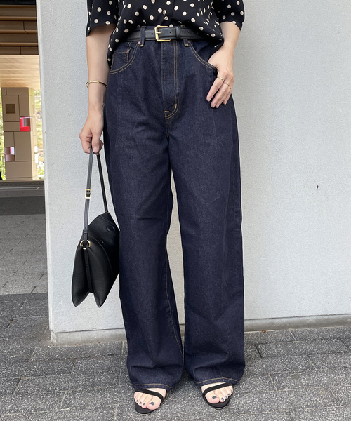 journal standard L'essage（ジャーナルスタンダードレサージュ）の「12OZ ダーツデニムパンツ（デニムパンツ・レディース・ブルー/ネイビー・38/36）」の12枚目の写真