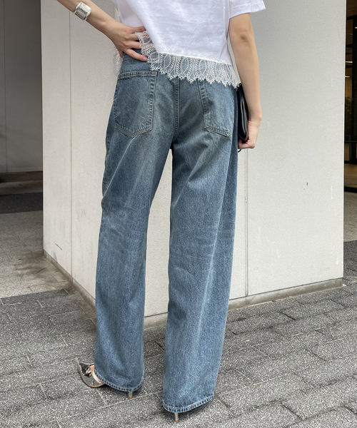 journal standard L'essage（ジャーナルスタンダードレサージュ）の「12OZ ダーツデニムパンツ（デニムパンツ・レディース・ブルー/ネイビー・38/36）」の19枚目の写真