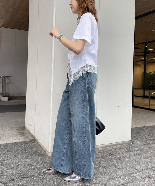 journal standard L'essage（ジャーナルスタンダードレサージュ）の「12OZ ダーツデニムパンツ（デニムパンツ・レディース・ブルー/ネイビー・38/36）」の21枚目の写真
