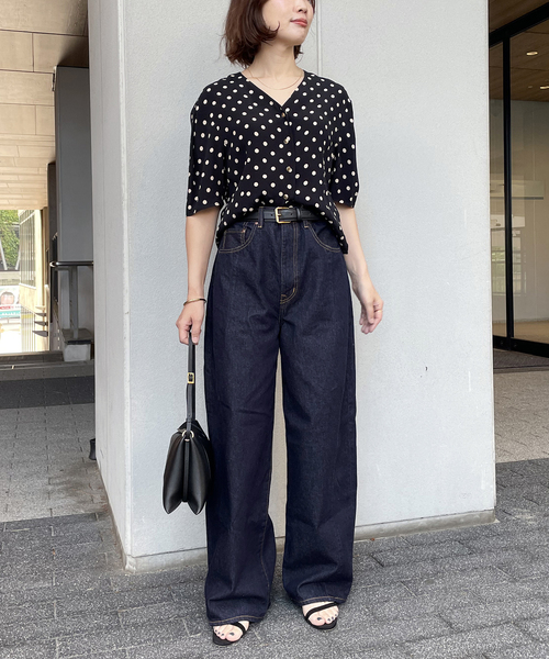 journal standard L'essage（ジャーナルスタンダードレサージュ）の「12OZ ダーツデニムパンツ（デニムパンツ・レディース・ブルー/ネイビー・38/36）」の16枚目の写真