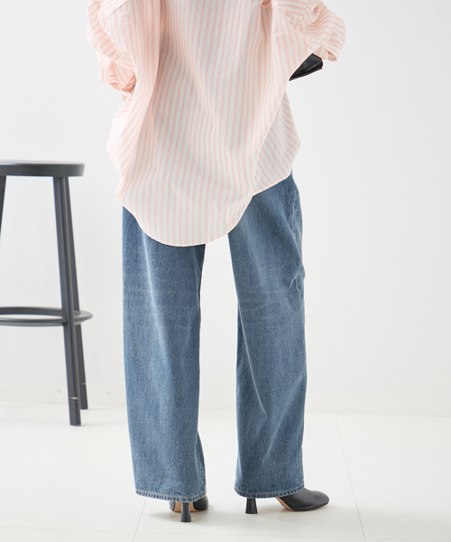 journal standard L'essage（ジャーナルスタンダードレサージュ）の「12OZ ダーツデニムパンツ（デニムパンツ・レディース・ブルー/ネイビー・38/36）」の20枚目の写真