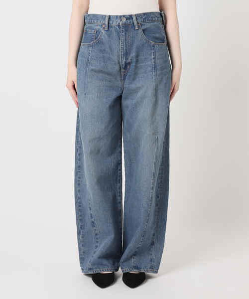 journal standard L'essage（ジャーナルスタンダードレサージュ）の「12OZ ダーツデニムパンツ（デニムパンツ・レディース・ブルー/ネイビー・38/36）」の8枚目の写真