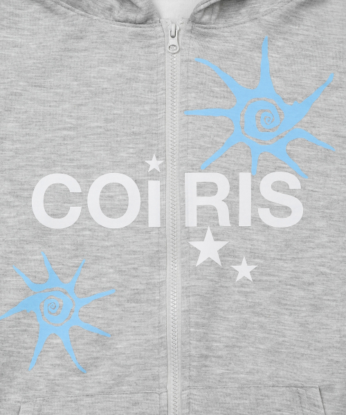COIRIS(コイリス)の「アストフードジップアップ 男女共用 (2カラー)(パーカー・レディース・ブラック/グレー系・1)」の4枚目の写真