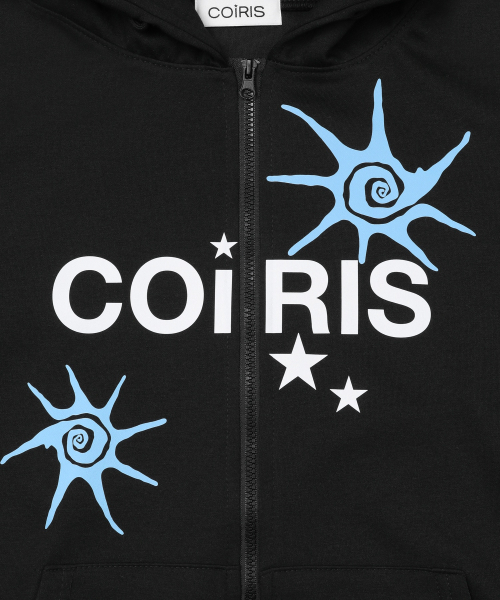 COIRIS(コイリス)の「アストフードジップアップ 男女共用 (2カラー)(パーカー・レディース・ブラック/グレー系・1)」の8枚目の写真