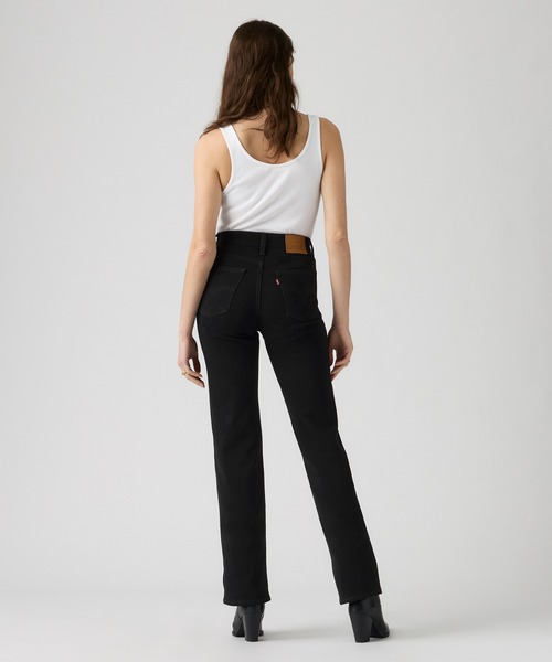 Levi's(リーバイス)の「Levi's/リーバイス 723 ハイライズストレート ジーンズ ブラック(デニムパンツ・レディース・ブラック・26inch/28inch/27inch/24inch/23inch/25inch)」の4枚目の写真