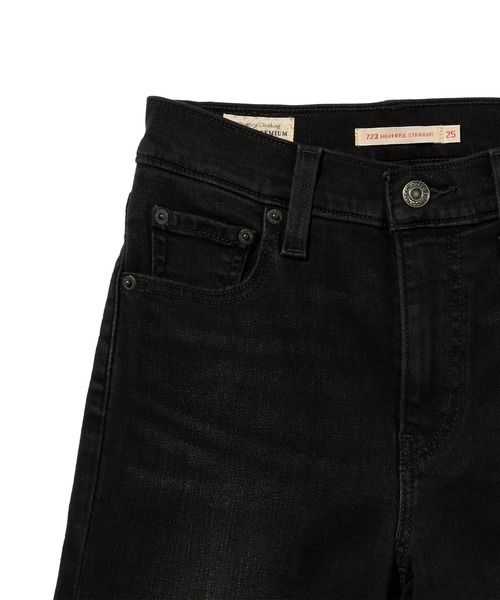 Levi's(リーバイス)の「Levi's/リーバイス 723 ハイライズストレート ジーンズ ブラック(デニムパンツ・レディース・ブラック・26inch/28inch/27inch/24inch/23inch/25inch)」の8枚目の写真