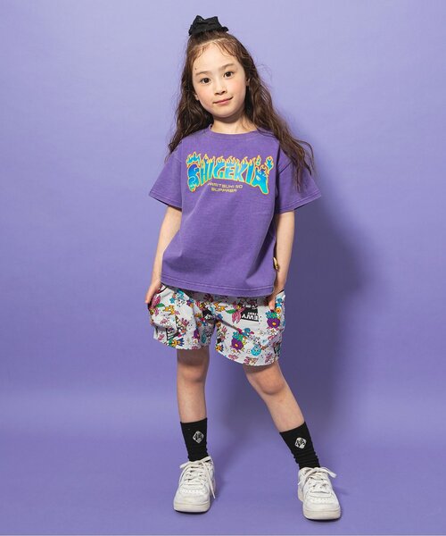 BREEZE（ブリーズ）の「UHA味覚糖 バンドTシャツ（Tシャツ/カットソー・キッズ・ブラック/パープル・110/100/140/90/80/130/120）」の8枚目の写真