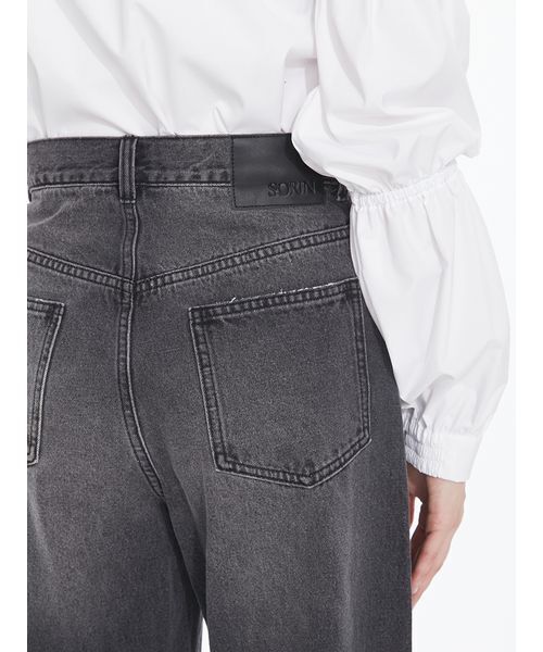 SORIN（ソリン　）の「Inside Out Loose Jeans / インサイドアウトルーズジーンズ（デニムパンツ・レディース・ブラック/マルチ・36/38）」の9枚目の写真