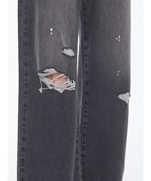 SORIN（ソリン　）の「Inside Out Loose Jeans / インサイドアウトルーズジーンズ（デニムパンツ・レディース・ブラック/マルチ・36/38）」の10枚目の写真