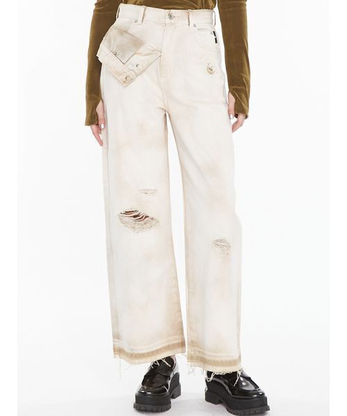 SORIN（ソリン　）の「Inside Out Loose Jeans / インサイドアウトルーズジーンズ（デニムパンツ・レディース・ブラック/マルチ・36/38）」の13枚目の写真