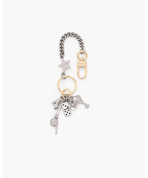 MARC JACOBS(マークジェイコブス)の「THE DOMINO EFFECT BAG CHARM/ザ ドミノ エフェクト バッグ チャーム(キーケース/キーアクセサリー・レディース・シルバー・ONE SIZE)」の1枚目の写真